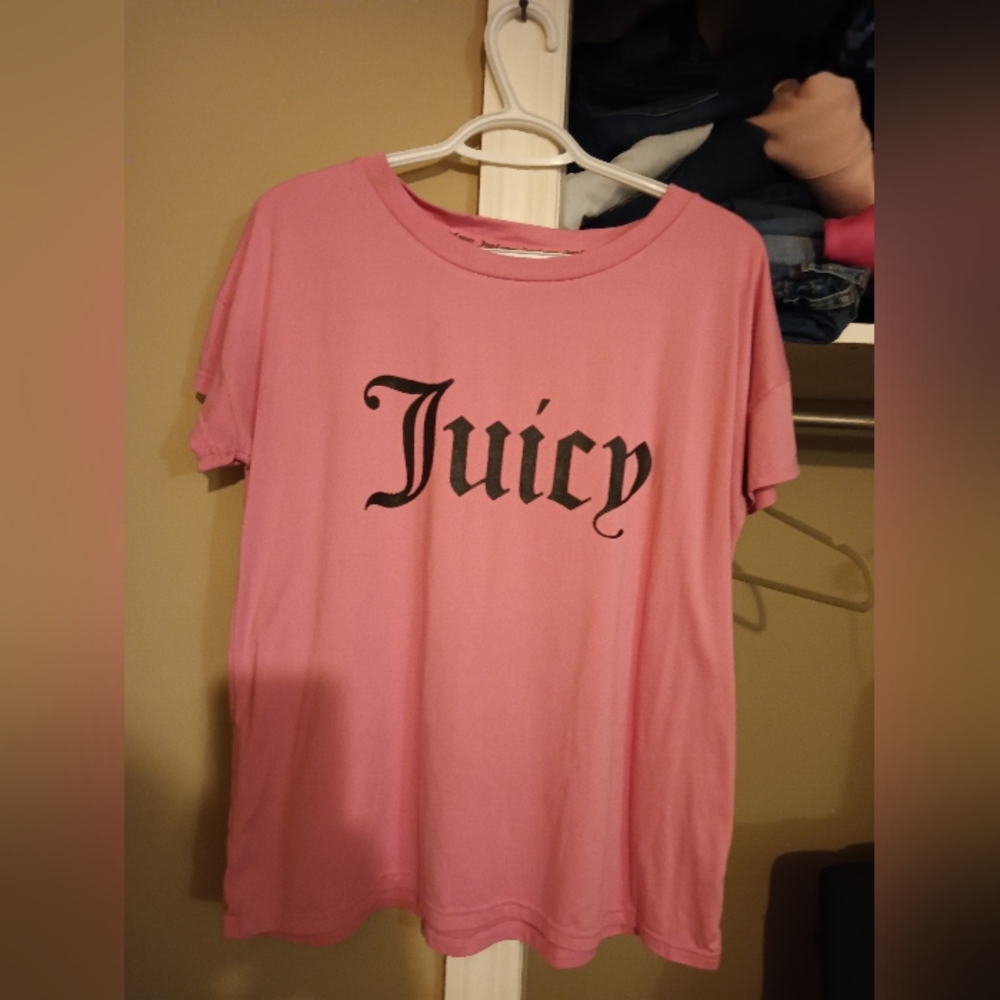 Women's Pink Juicy Couture T-Shirt Size Large NWOT